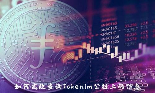  
如何高效查询Tokenim公链上的信息